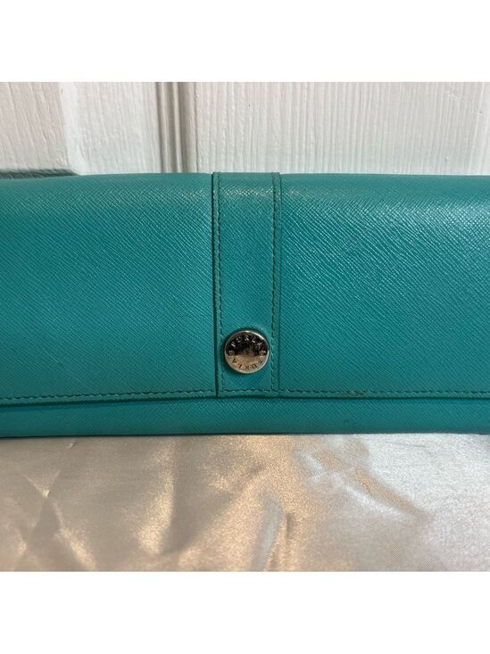Furla Handbags - FURLA AUTHENTIC LONG BLUE ZIP AROUND WALLET